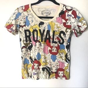 Disney Royals Princesses T-shirt Small